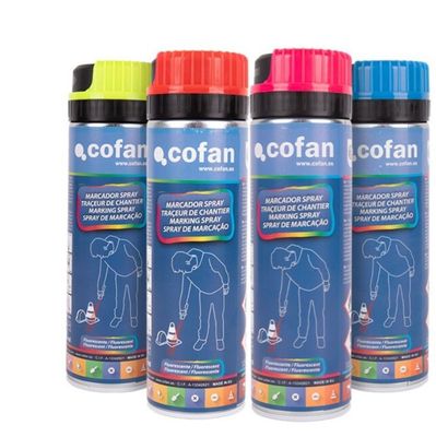 Spray Marcador Fluorescente de Obra | Varios Colores | Envase 500 ml