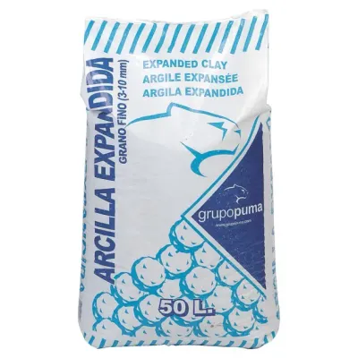 Arcilla expandida fina 50 litros