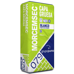 Morcemsec revestimiento Capa Gruesa Proyectado Blanco CR CSIV W2
