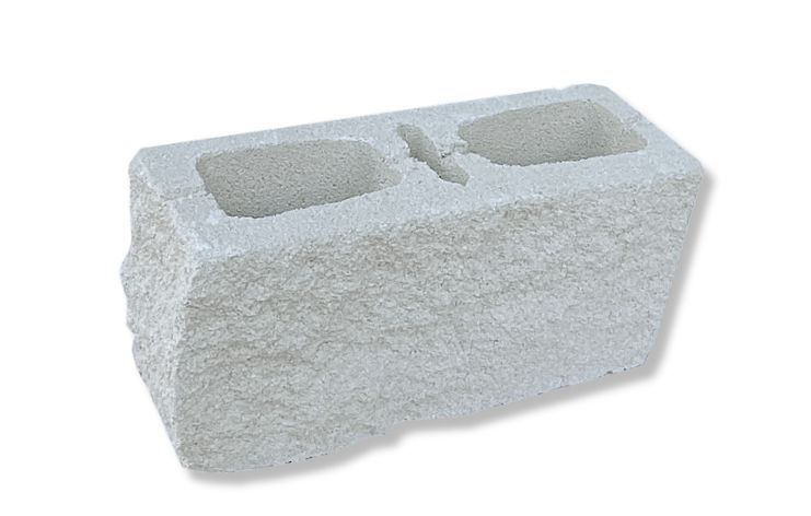 Bloque Split 1 esquina gris 15x20x40