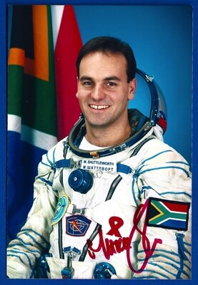 Mark Shuttleworth First South African Astronaut signed picture