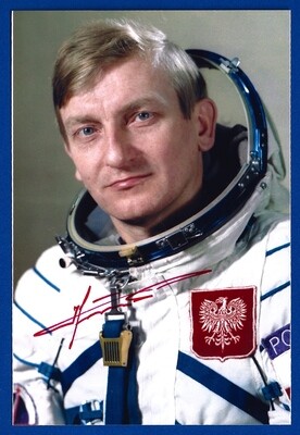 Mirosław Hermaszewski First Polish astronaut signed picture