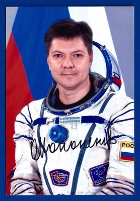 Oleg Kononenko Russian cosmonaut signed picture