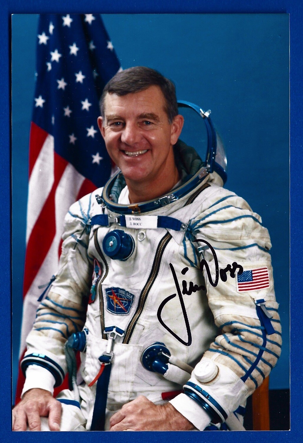 James S. Voss NASA astronaut signed picture