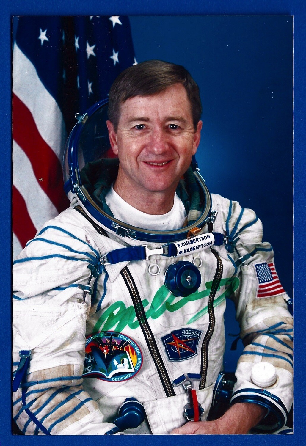 Frank L. Culbertson NASA astronaut signed picture