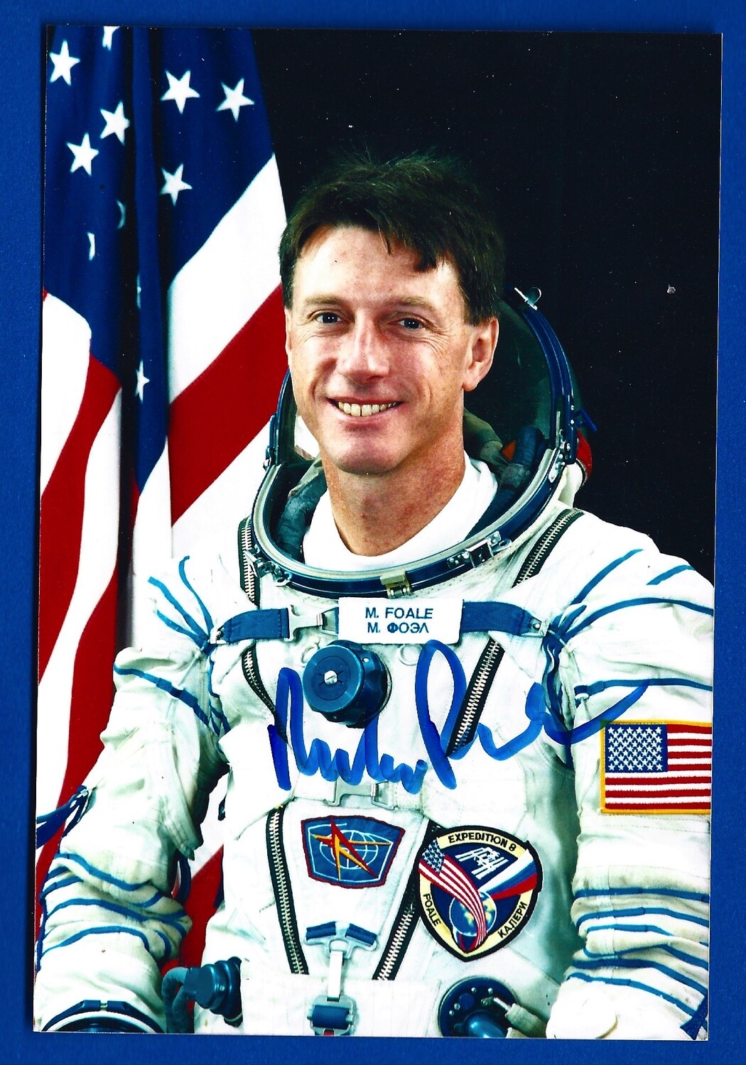 Michael Foale NASA astronaut signed picture