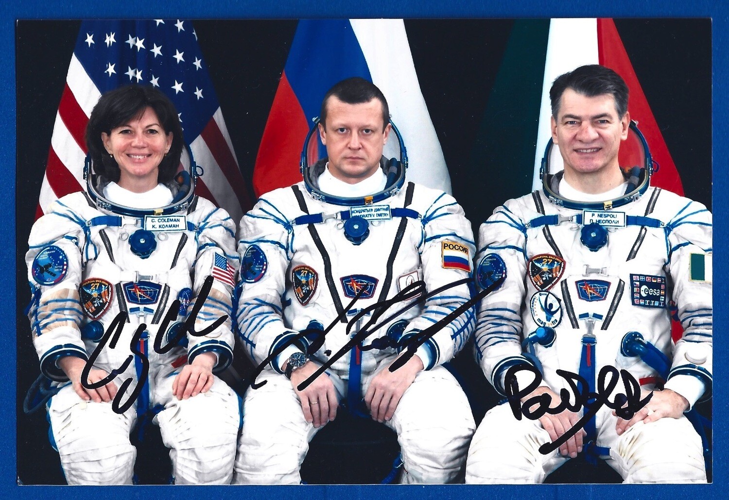 2010 Soyuz TMA-20 crew signed picture