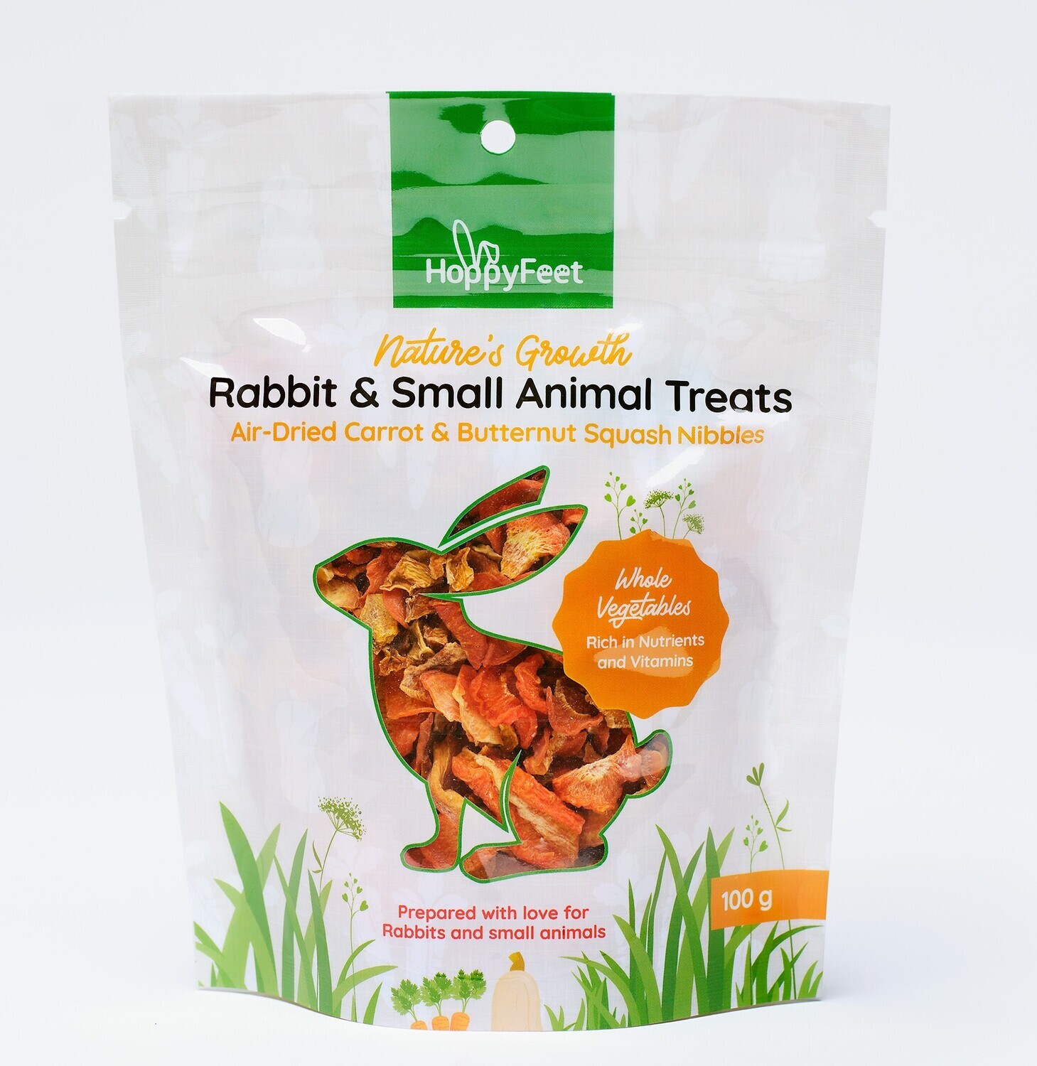 HoppyFeet Nature&#39;s Growth Air Dried Carrots &amp; Butternut Squash