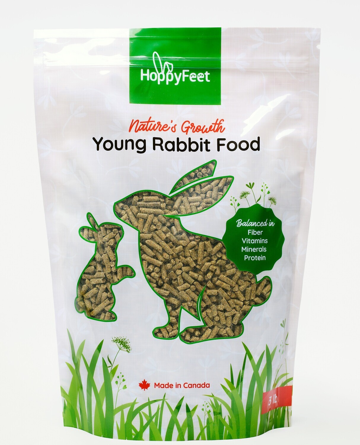 HoppyFeet Nature&#39;s Growth Young Rabbit Food