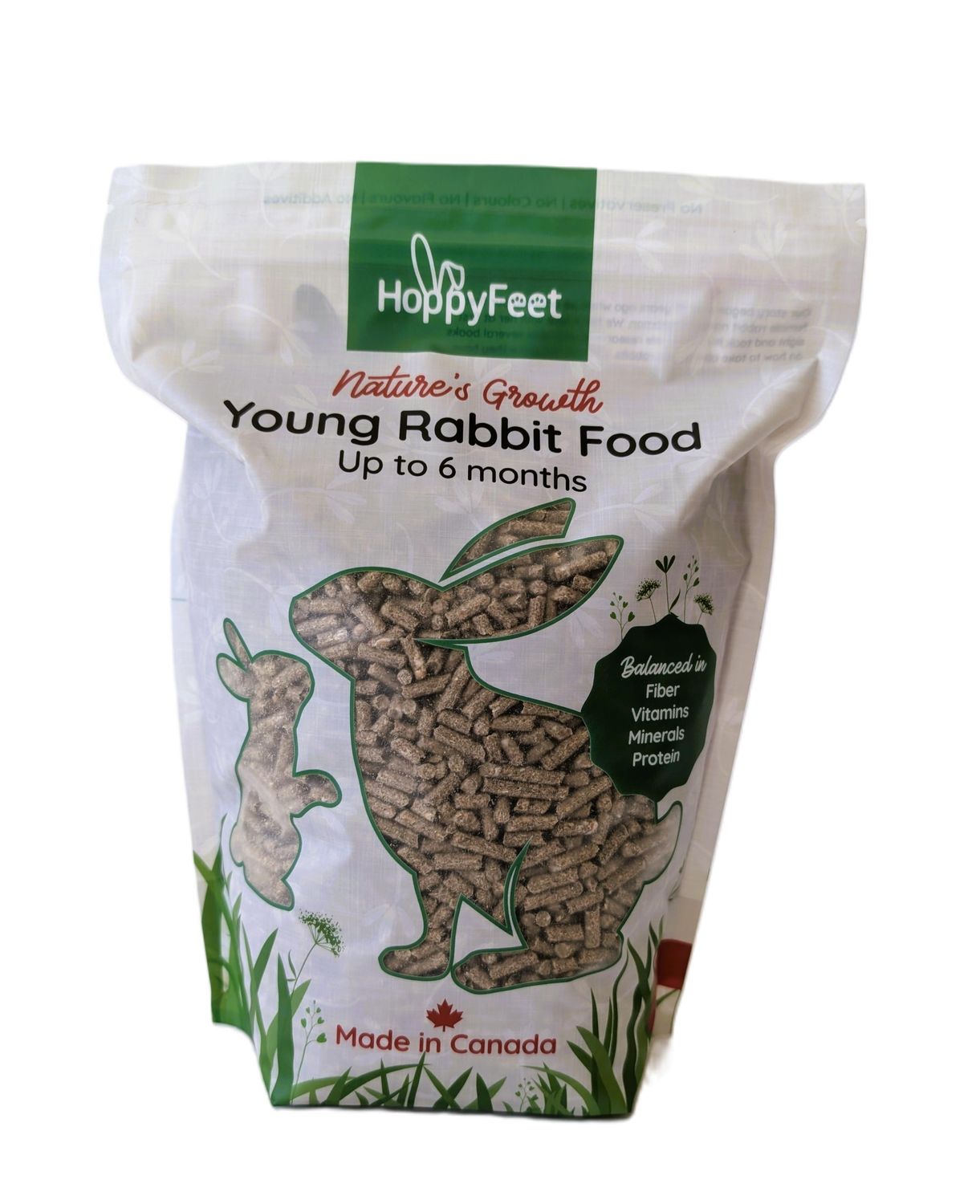 New 4lb Bag! All Natural Tasty, Crunchy Young Rabbit Food Made In Canada 🍁