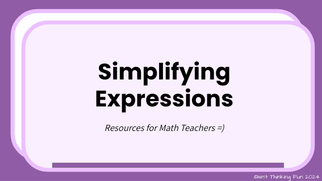 Order of Operations Lesson