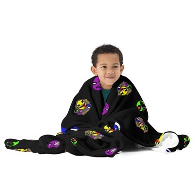 H.C.C. Smiley Faces Throw Blanket