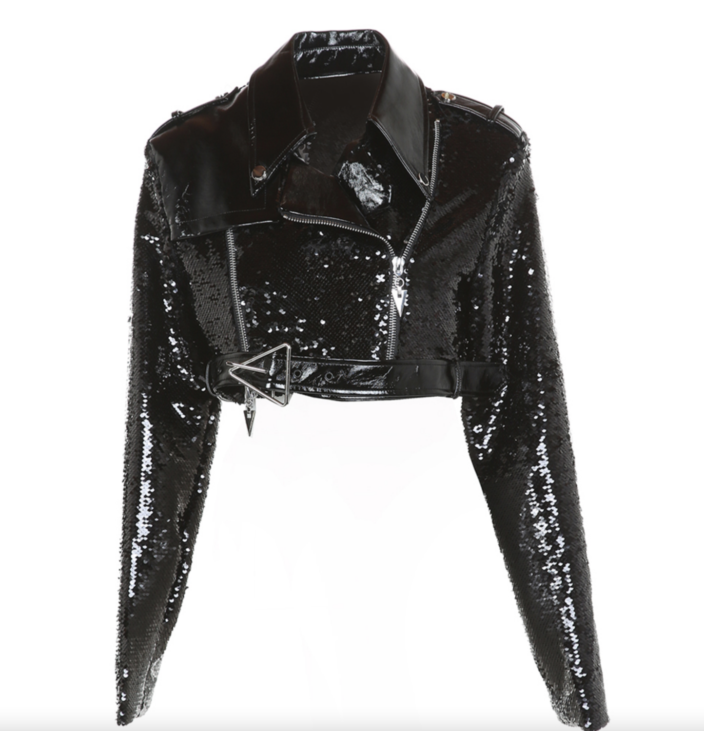 Motorcycle jacket with sequencesKC4099