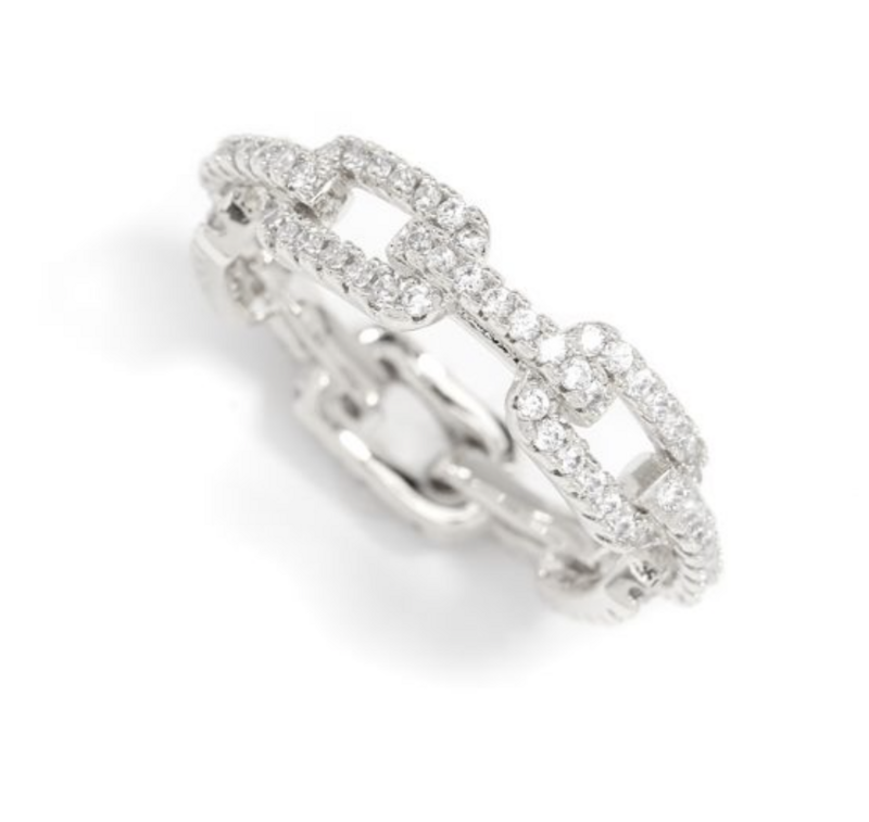 Crystal Links Ring