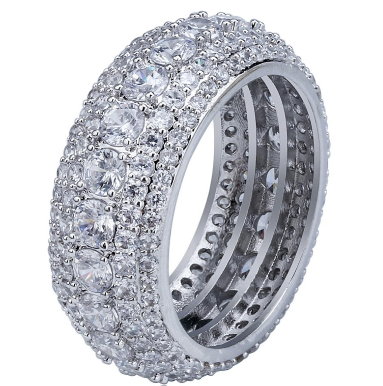 Wedding Ring Round stones