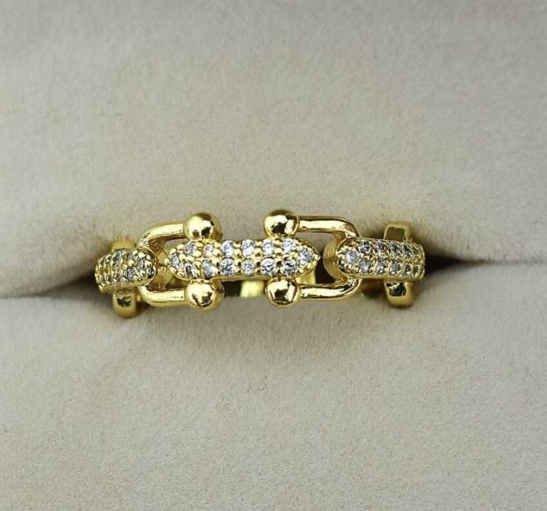 Ring Tiff Pave adjustable