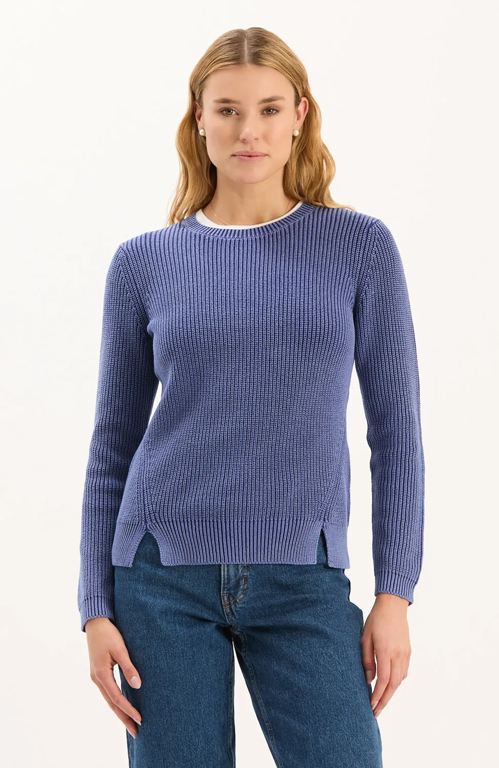 Sweater Crew Neck Mineral Wash