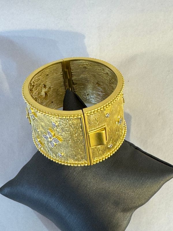 Bracelet Bangle Flowers