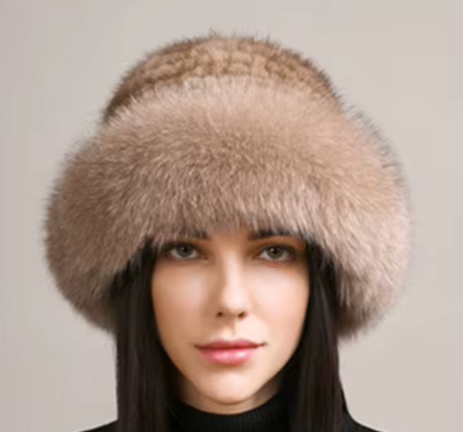 Hat Mink &amp; Fox adjustable
