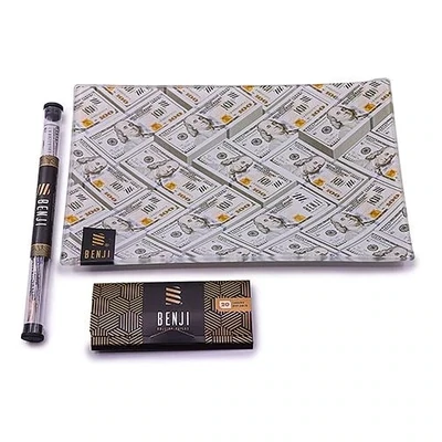 Benji - Shatter-Resistant Glass Tray Kit -$100 Bills bdd