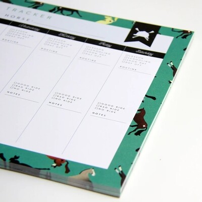 Horse Tracker Notepad by Hunt Seat Paper