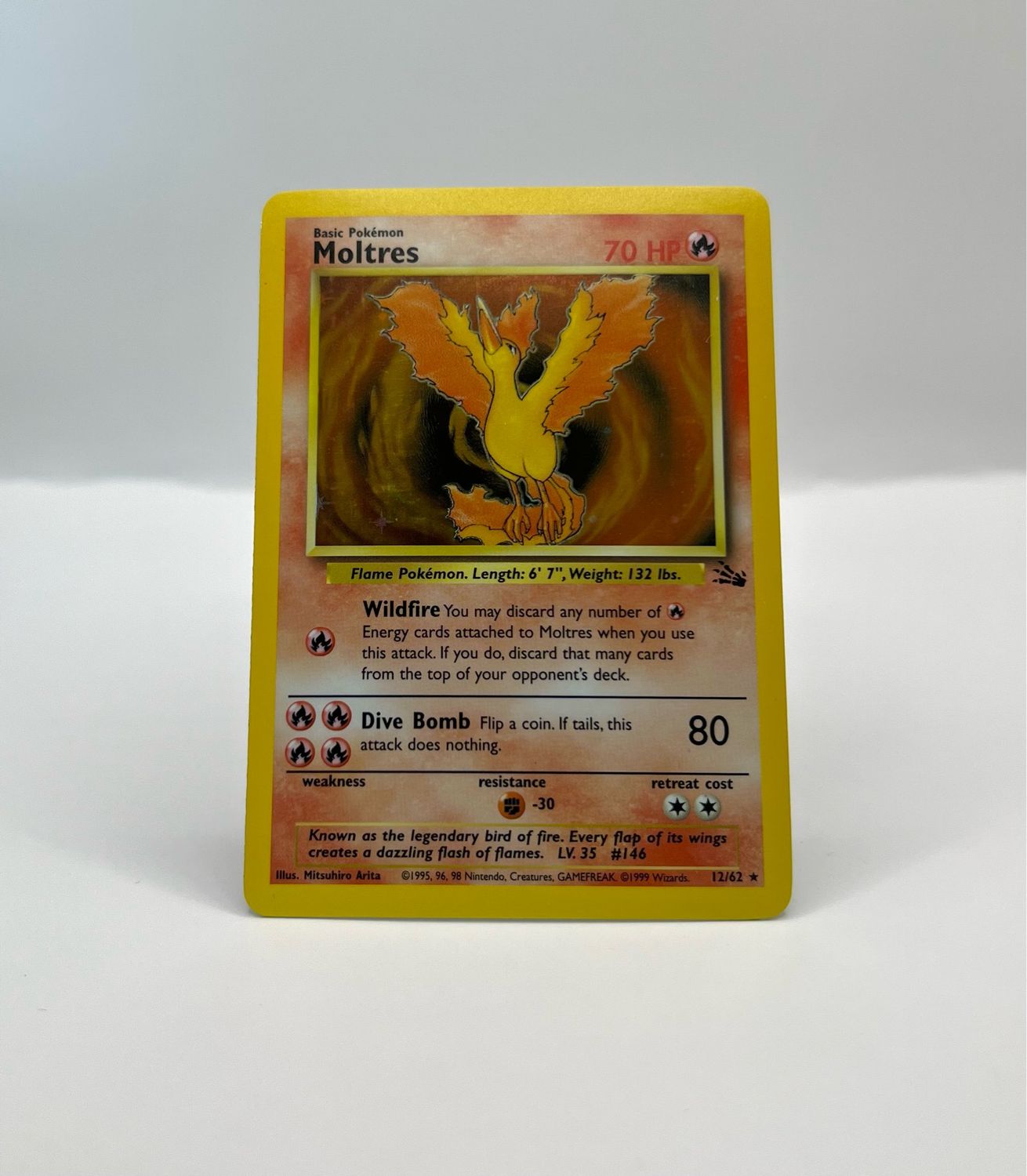 12/62 Moltres Holo Near Mint