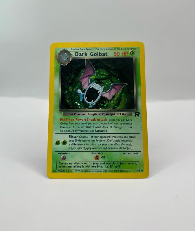 7/82 Dark Golbat Holo Near Mint