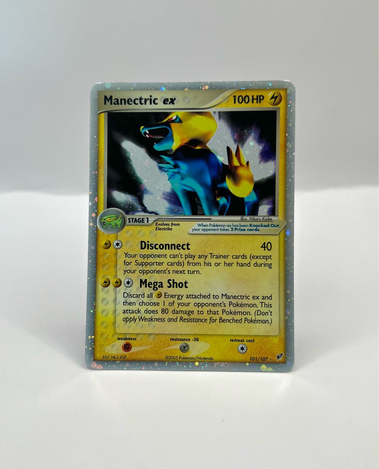 101/107 Manectric ex Near Mint Holo