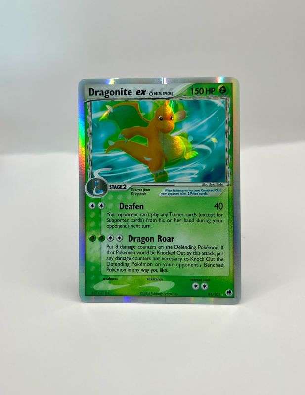 91/101 Dragonite ex Near Mint Holo