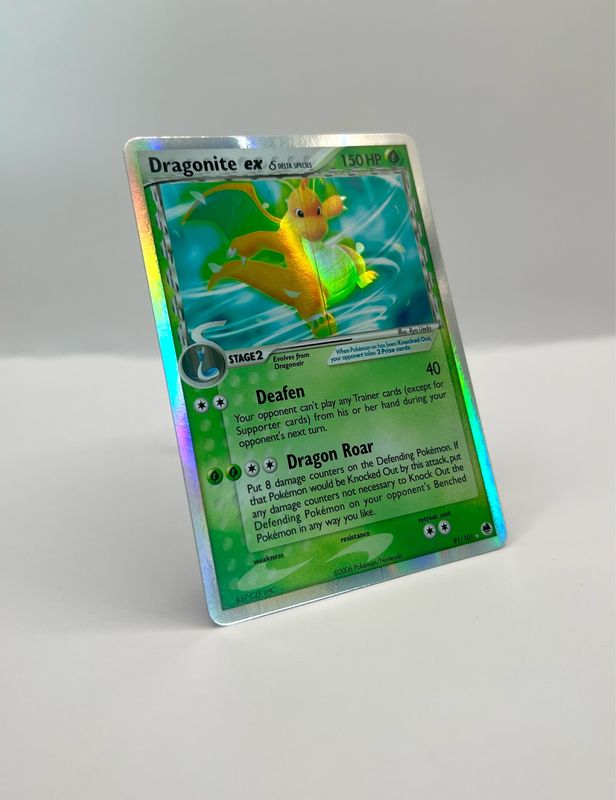 91/101 Dragonite ex Near Mint Holo