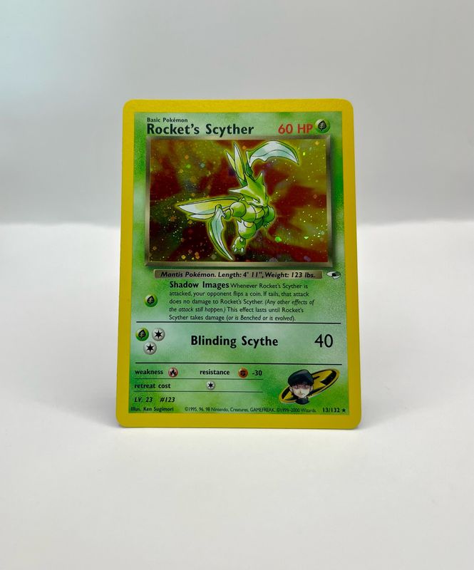 13/132 Rocket’s Scyther Near Mint Holo