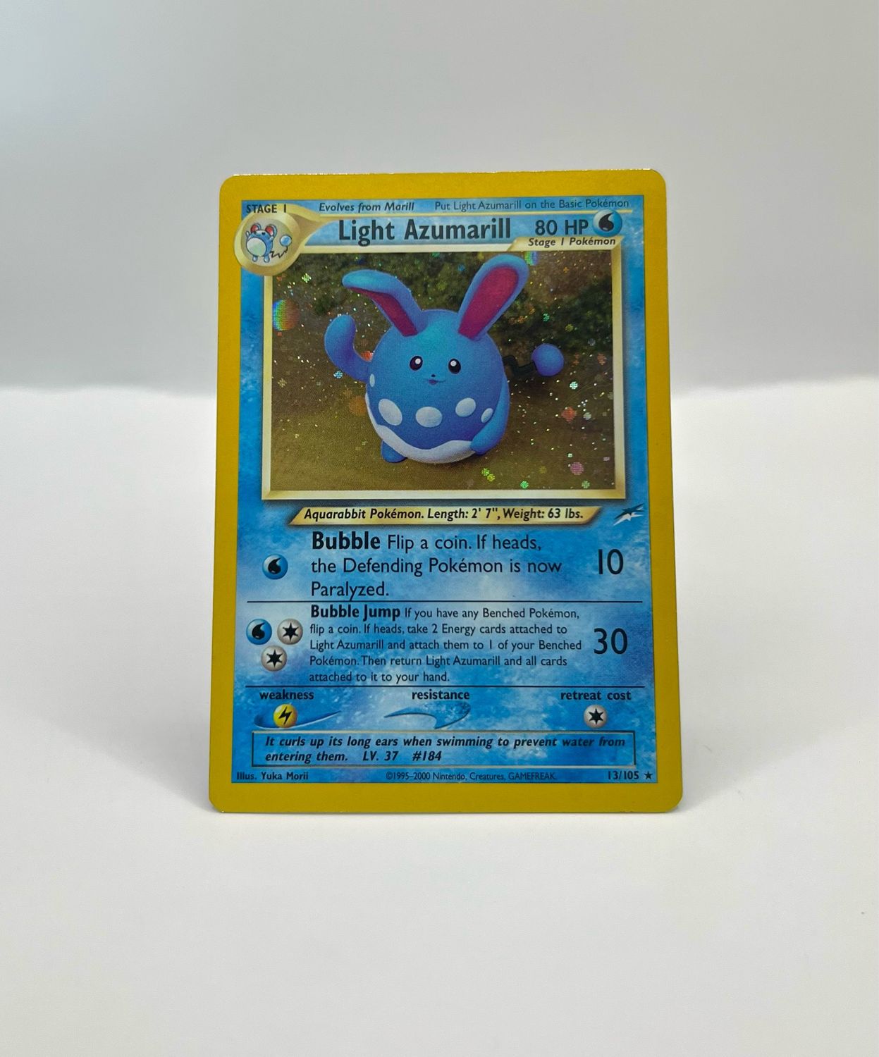 13/105 Light Azumarill Near Mint Holo