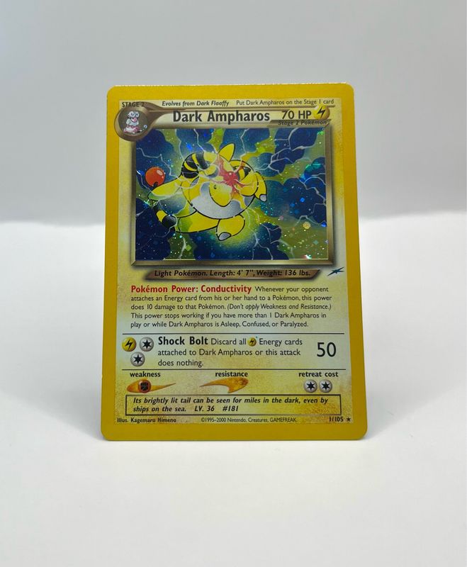 1/105 Dark Ampharos Near Mint Holo