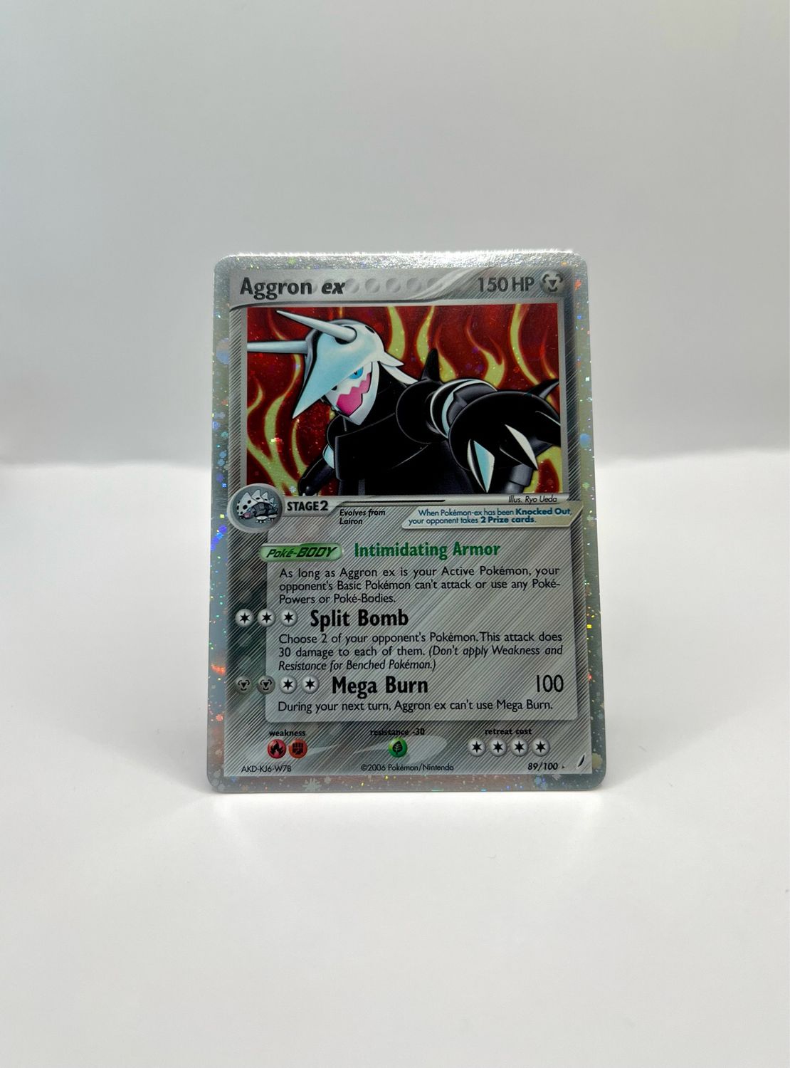 89/100 Aggron ex Near Mint Holo