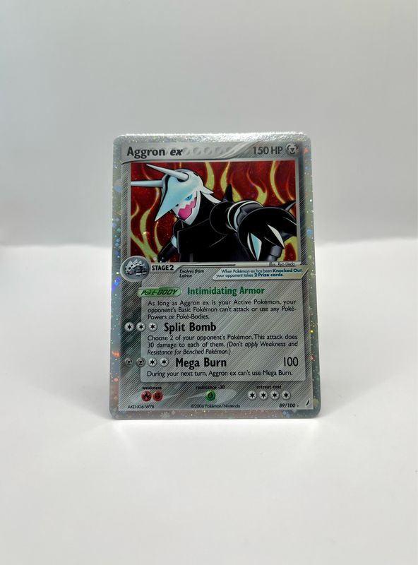 89/100 Aggron ex Near Mint Holo