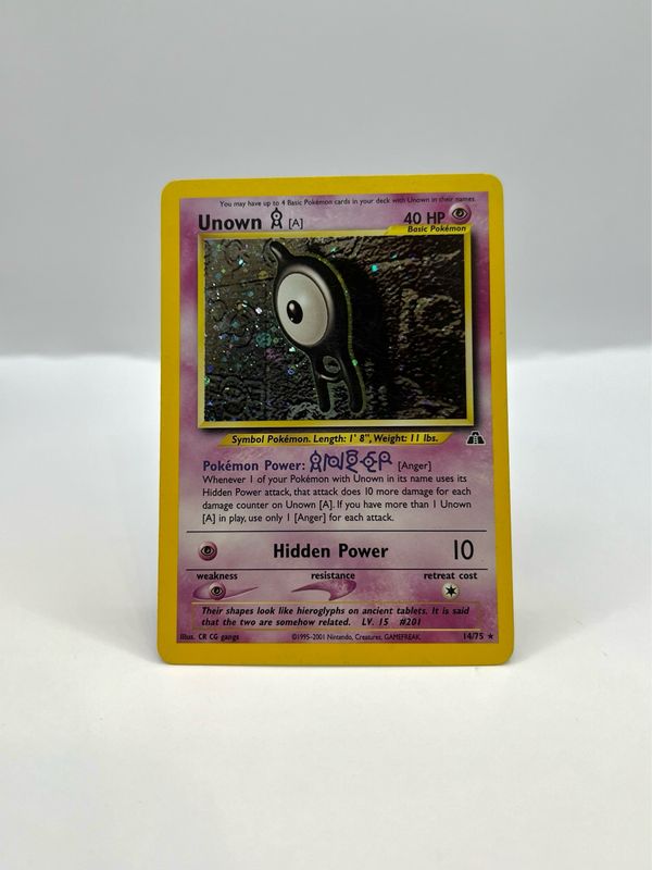 14/75 Unown Light Play Holo