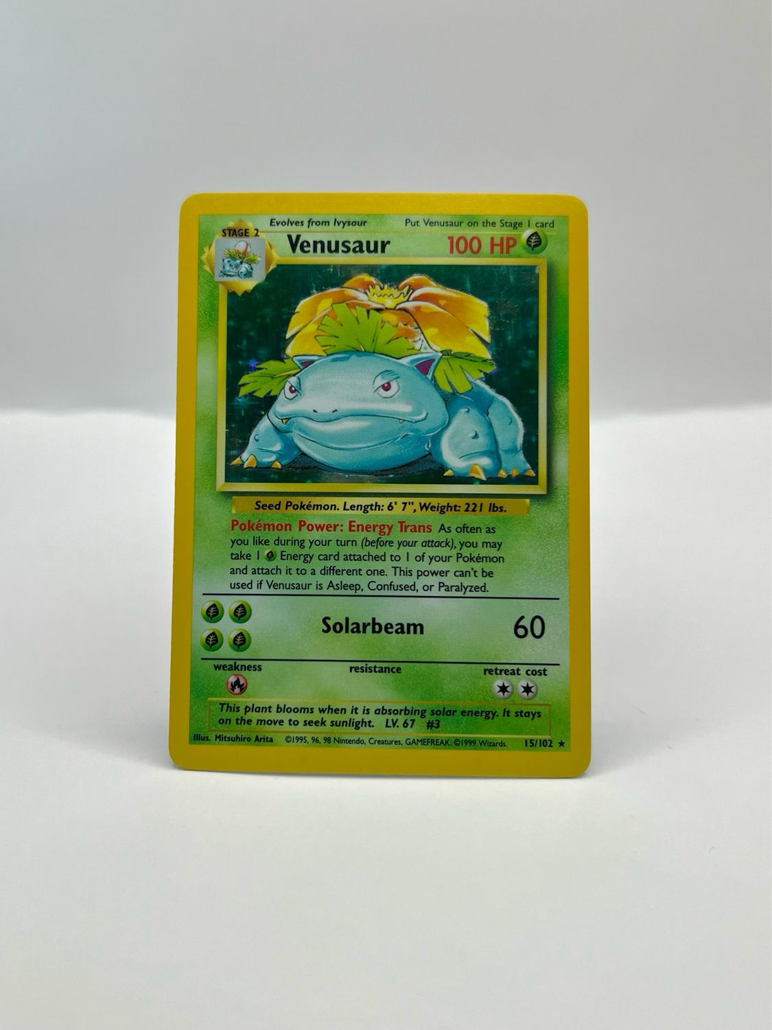 15/102 Venusaur Near Mint Holo