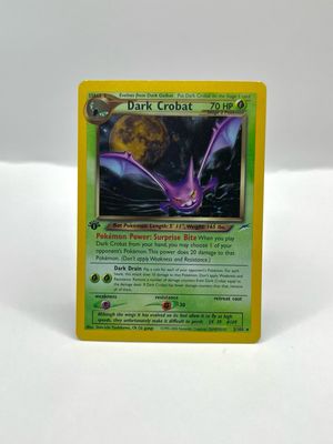 2/105 Dark Crobat 1st Edition Near Mint Holo