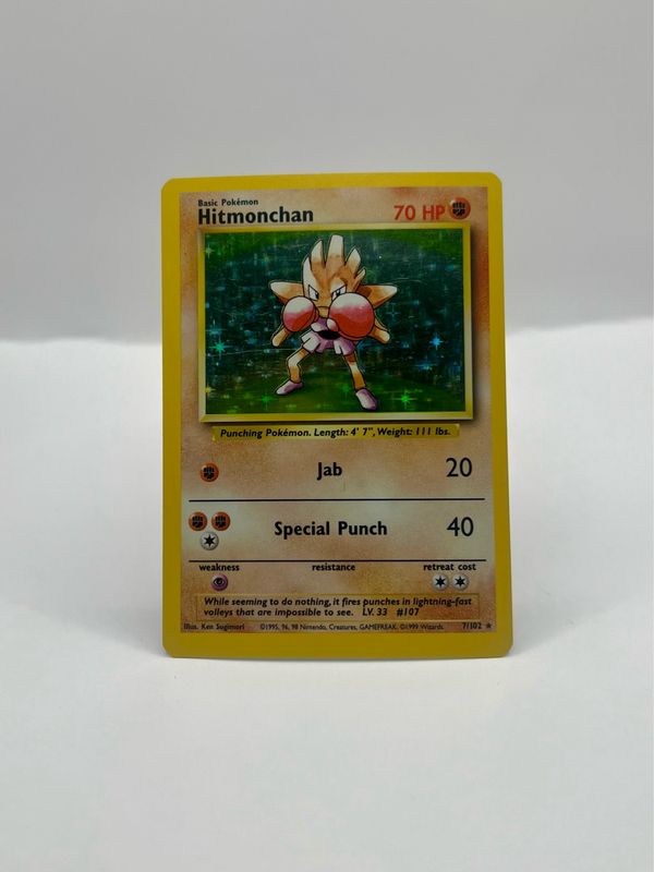 7/102 Hitmonchan Holo Near Mint