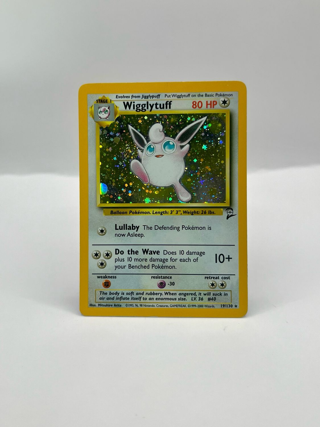 19/130 Wigglytuff Light Play Holo