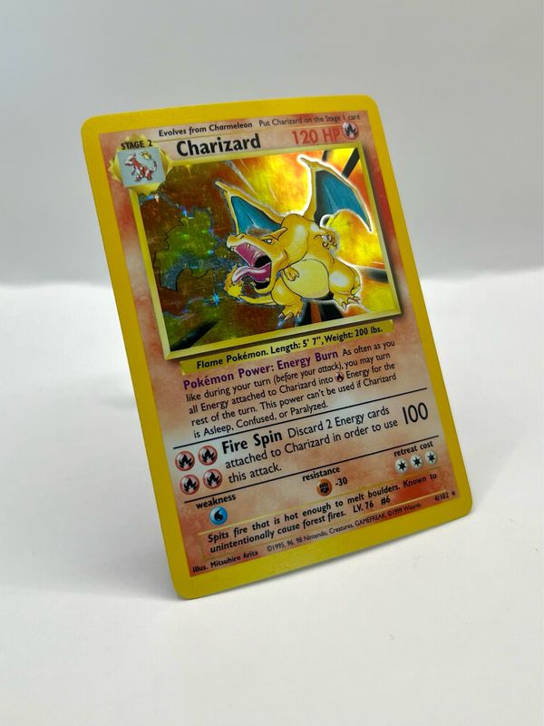 4/102 Charizard Holo Near Mint