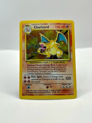 4/102 Charizard Holo Near Mint