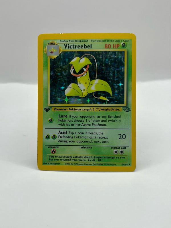 14/64 Victreebel 1st Edition Light Play Holo