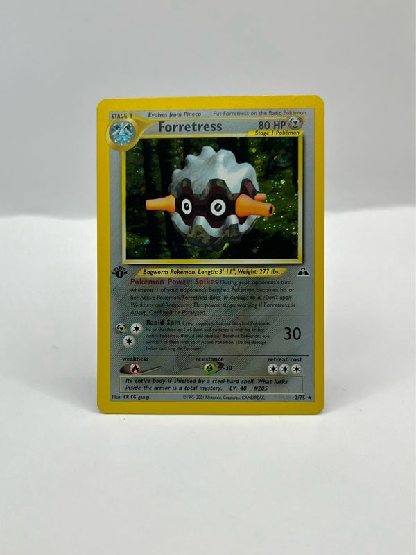 2/75 Forretress 1st Edition Near Mint Holo