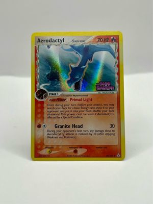35/110 Aerodactyl Near Mint Stamped Holo