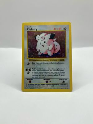 5/102 Clefairy Shadowless Near Mint Holo