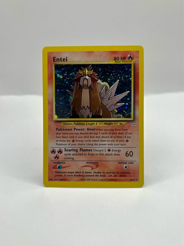 6/64 Entei Near Mint Holo