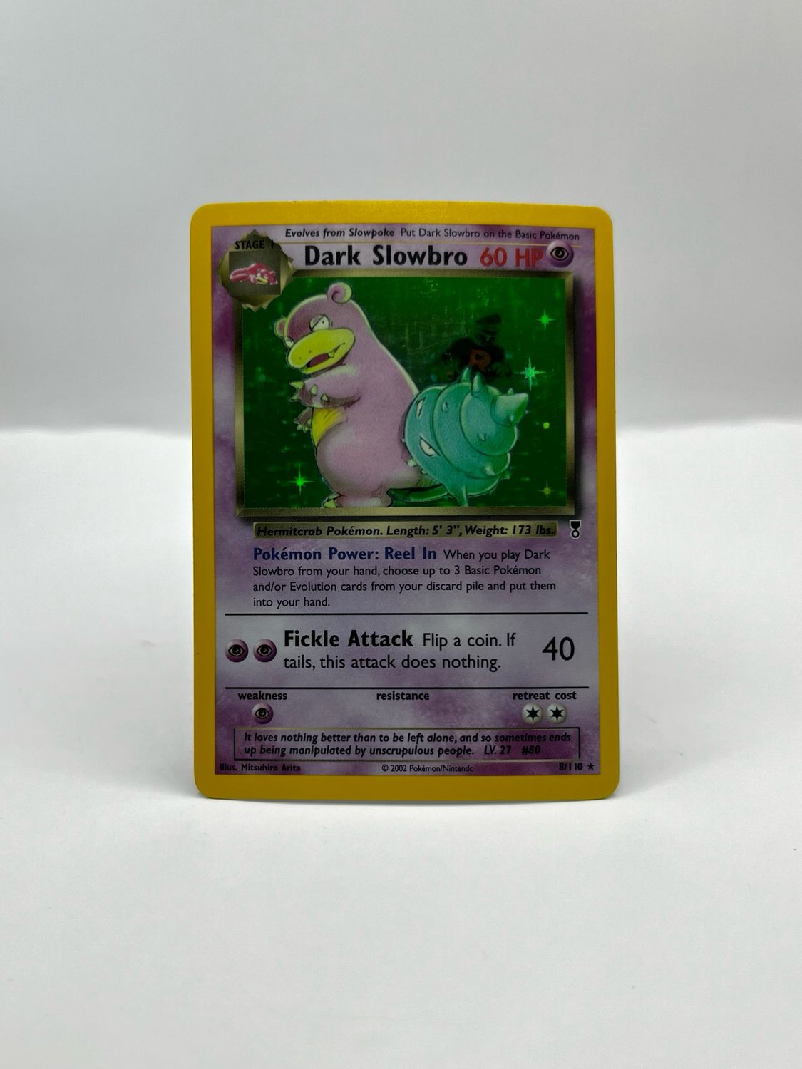 8/110 Dark Slowbro Light Play Holo