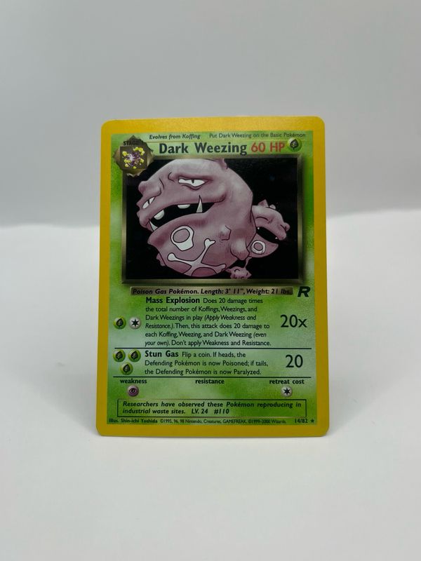 14/82 Dark Weezing Near Mint Holo