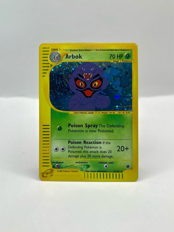 3/165 Arbok Near Mint Holo